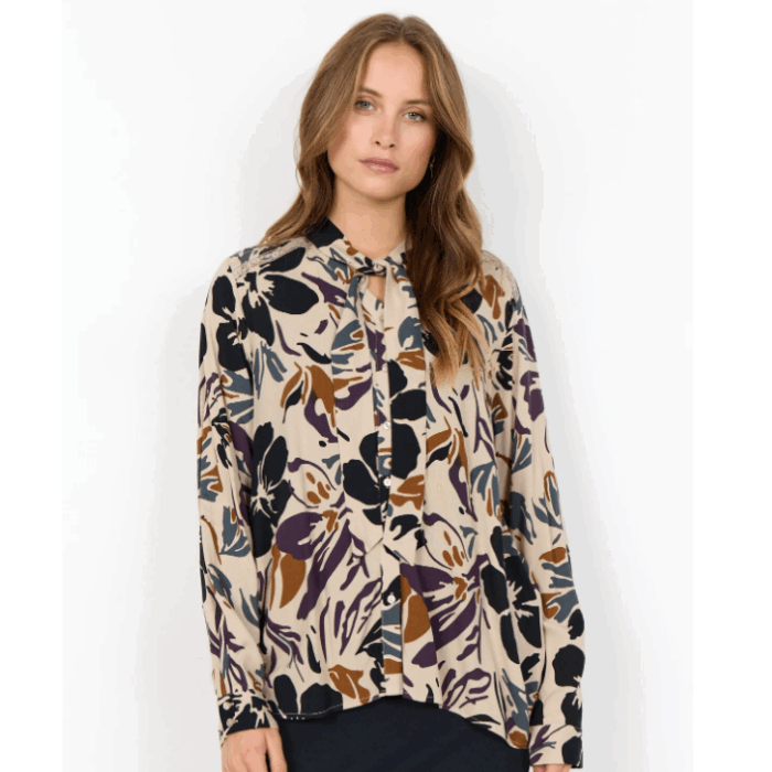 CHEMISE FEMME MOTIF SOYA CONCEPT 4W41480-5120