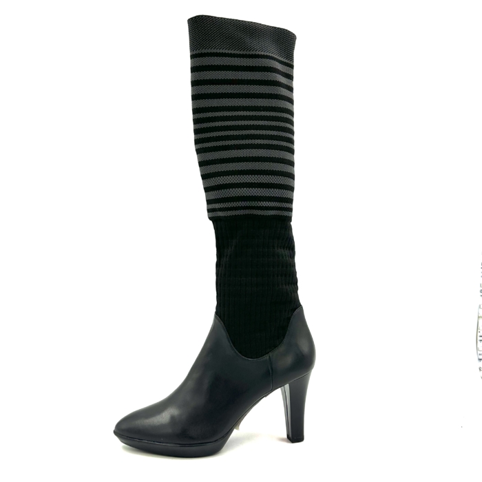 J.RENÉE - BOTTE - #127 - GRIS/NOIR – Image 2