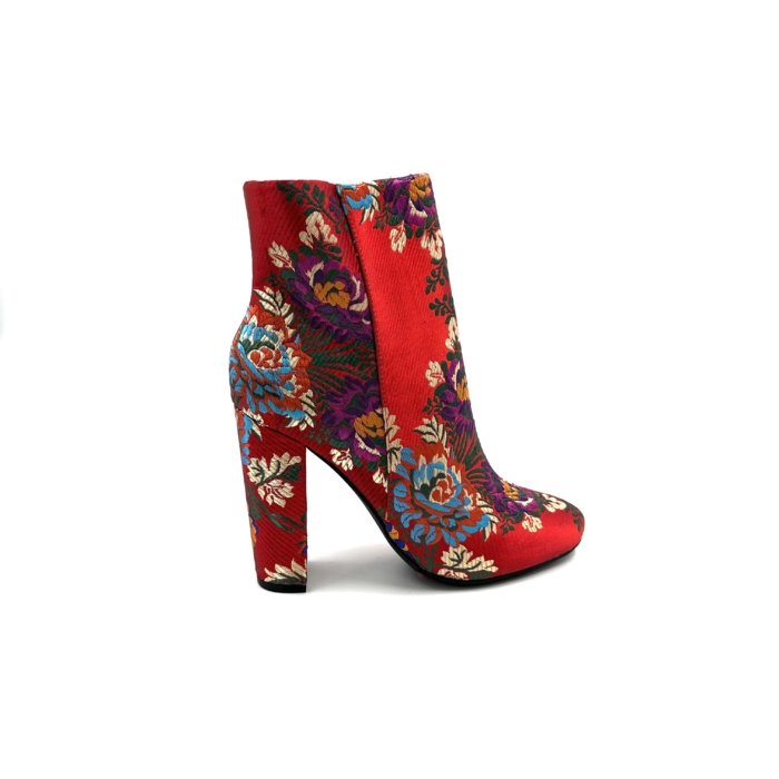 J.RENÉE - BOTTE - #132 - MULTICOLORE (ROUGE)