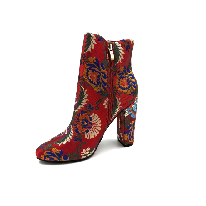 J.RENÉE - BOTTE - #132 - MULTICOLORE (ROUGE) – Image 2